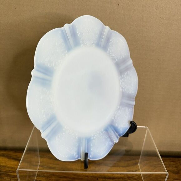Vintage Macbeth Evans SALAD PLATE American Sweetheart Monax‎ Thin Glass - Picture 2 of 8